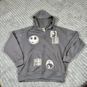 Disney Tim Burton's Nightmare Before Christmas‎ Women's Multi-Patch Hoodie Large